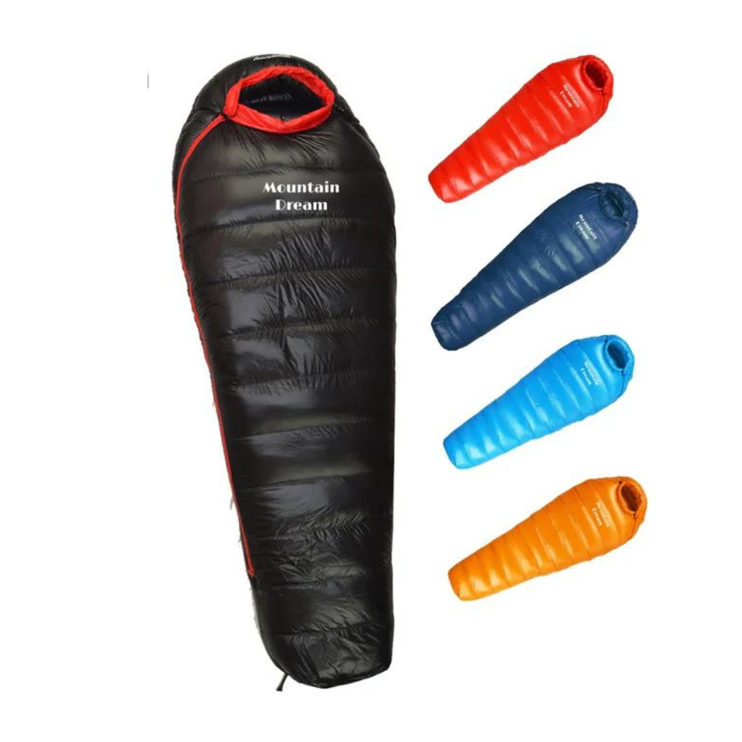 Winter Slaapzak - 400T Ripstop Nylon - Ganzendons Tot -20 °C - OutdoorHavenNL