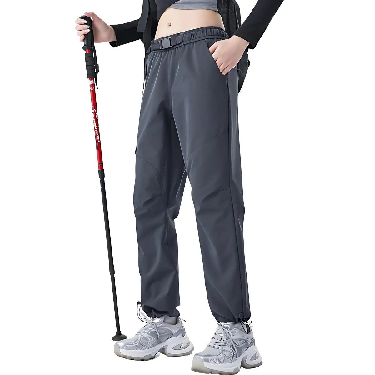 Wandelbroek dames waterafstotend met riem