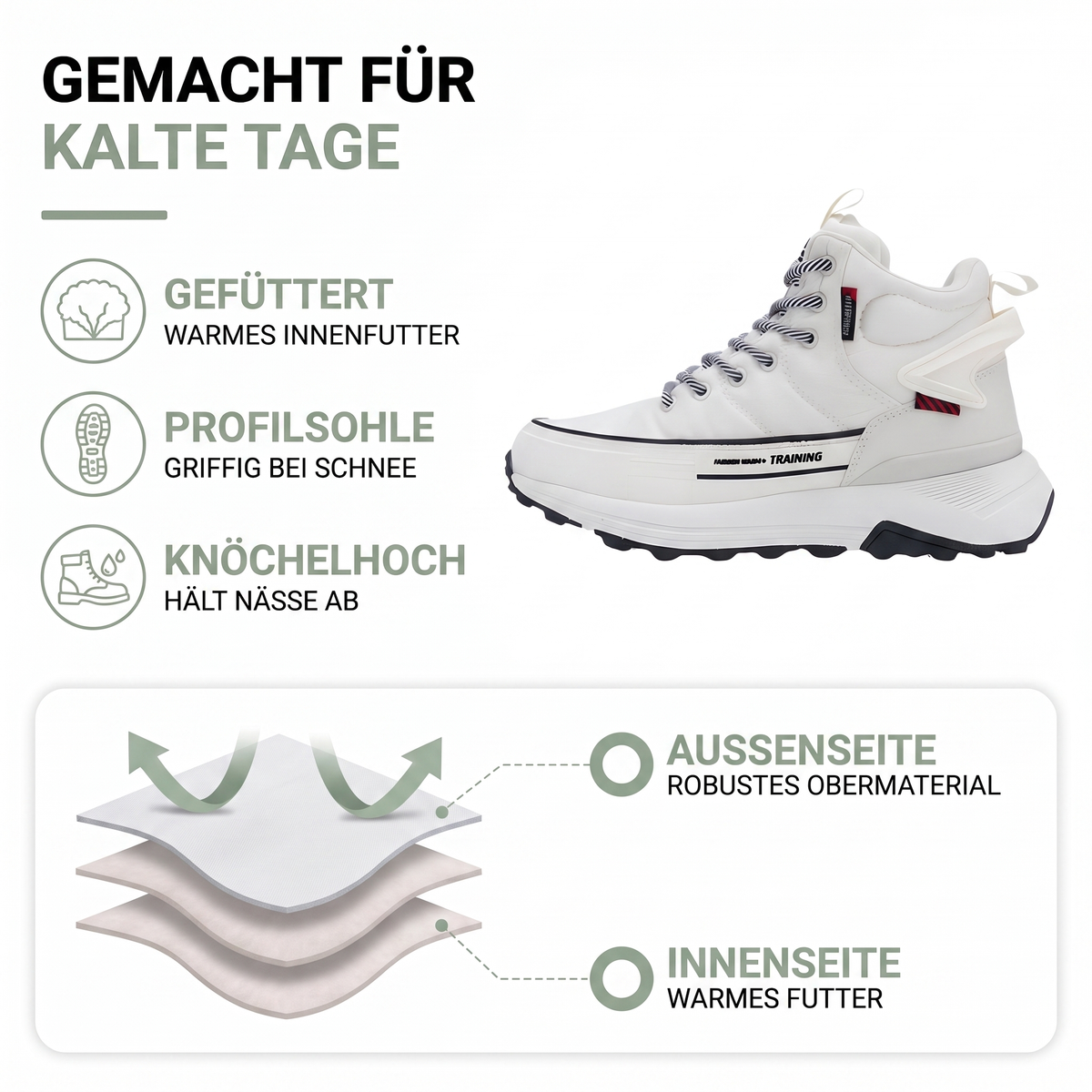 Snowboots Dames - Gevoerd - Profielzool