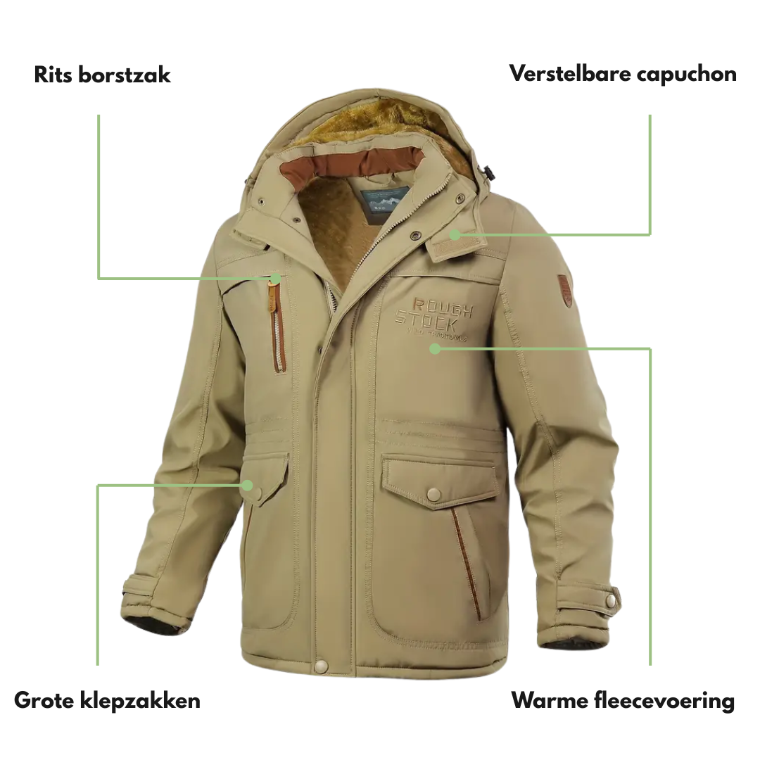 Heren Outdoor Winterjas - Gevoerd - Winter & Herfst