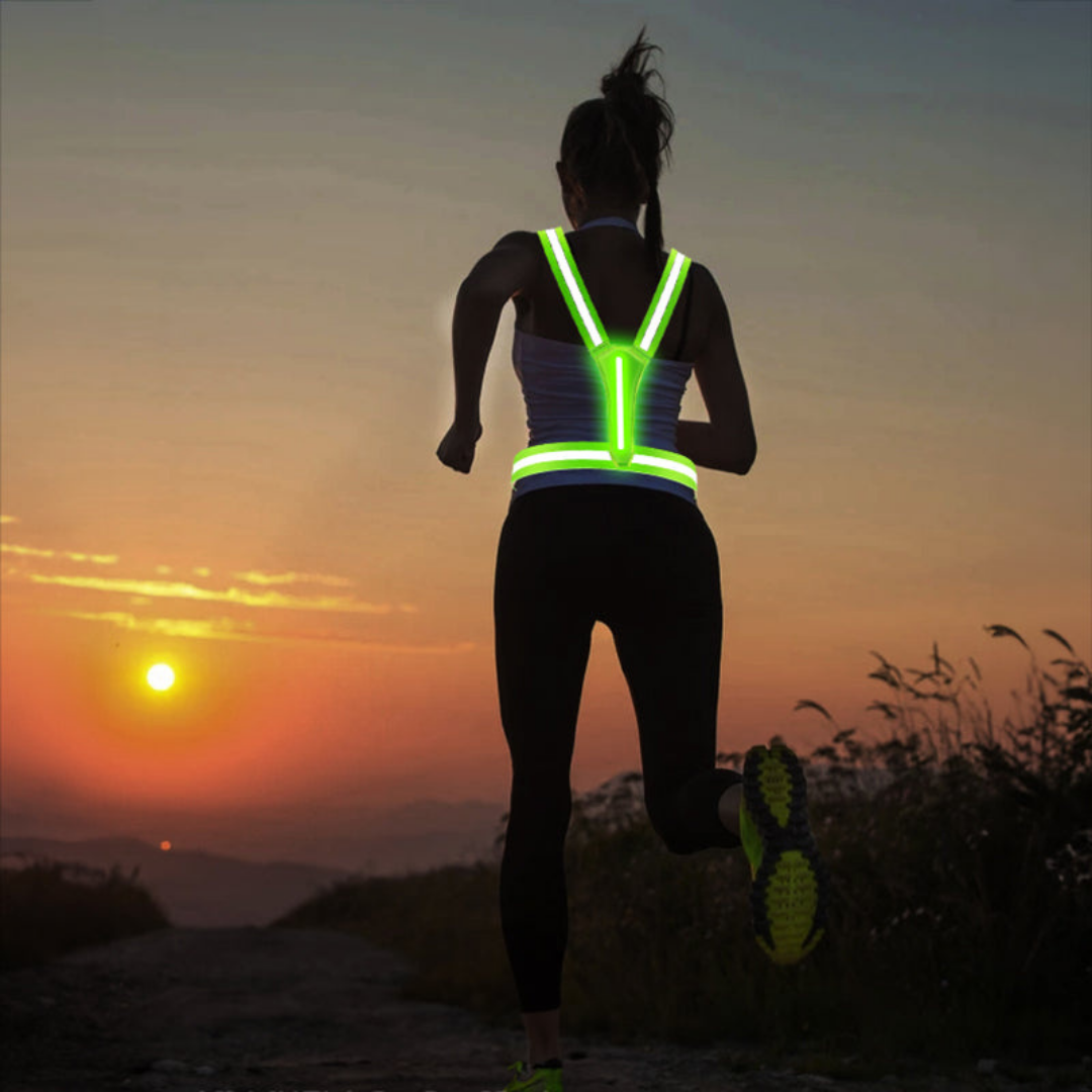 LED Veiligheidsvest – Reflecterend – Hardloopvest
