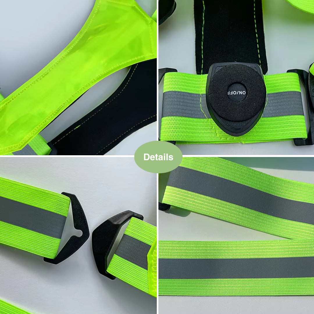 LED Veiligheidsvest – Reflecterend – Hardloopvest
