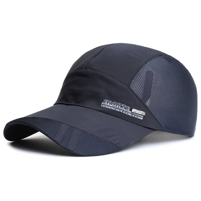 Heren Sportcap met Klep - Snel Drogend - Mesh Panelen