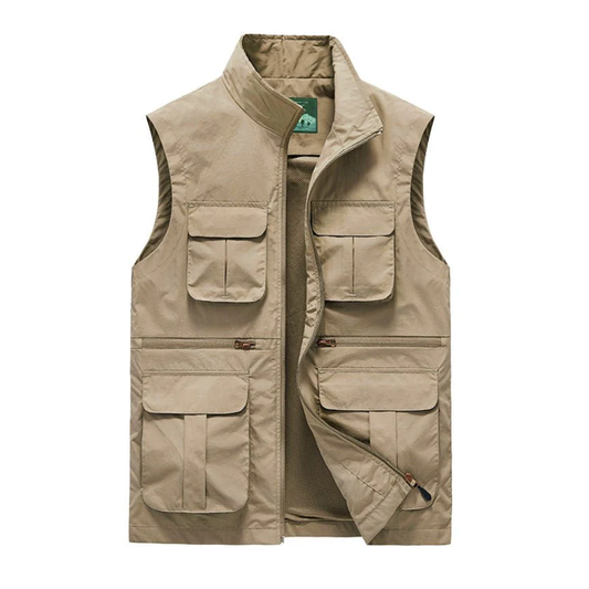 Bodywarmer Multi-Pocket - Sneldrogend Outdoor - Lichtgewicht Gilet