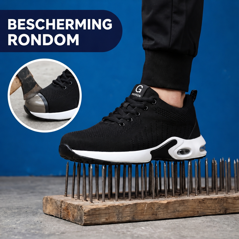 Werkschoenen Heren - Stalen Neus - Luchtkussenzool