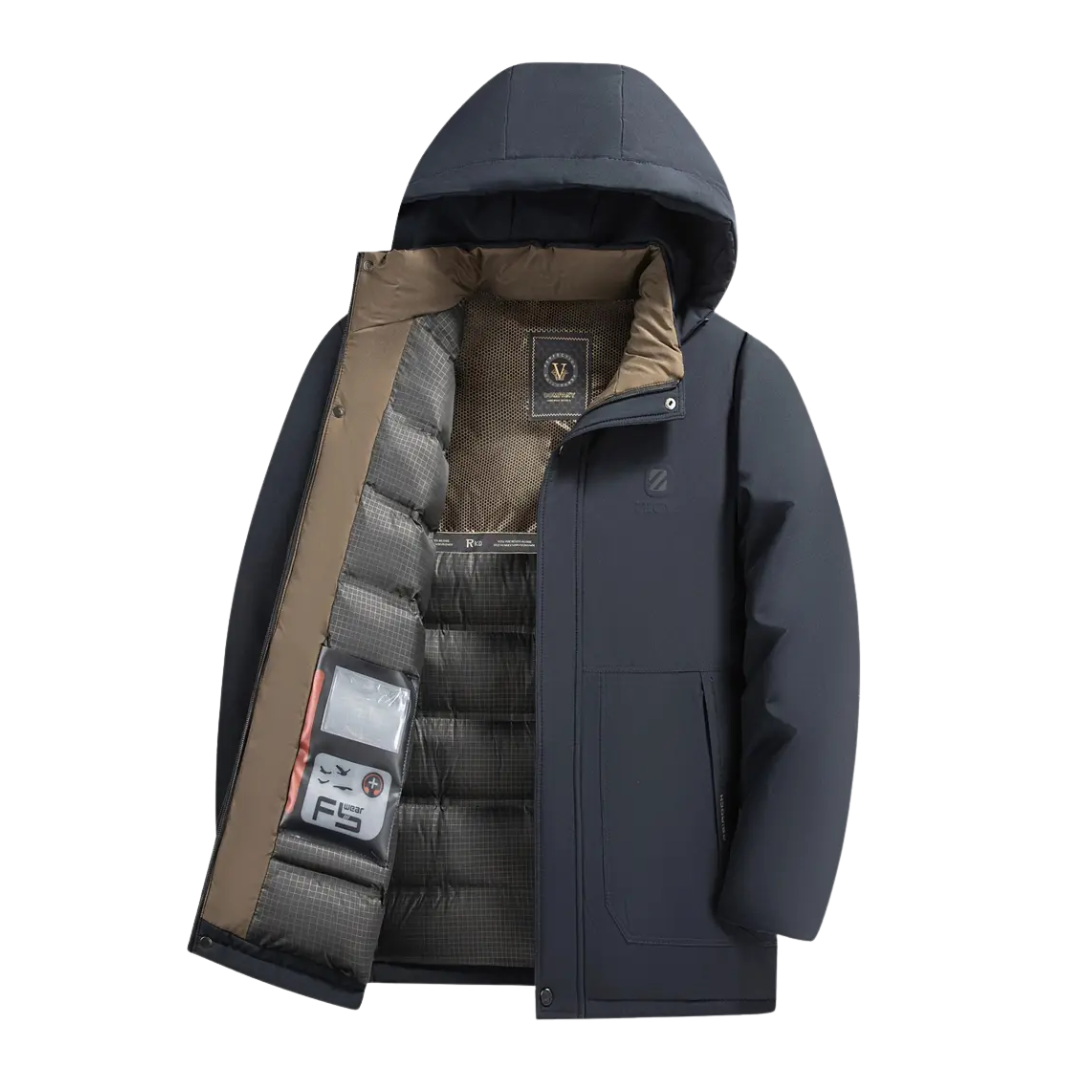 Gewatteerde Outdoor Heren Winterjas - Gevoerd - Waterdicht