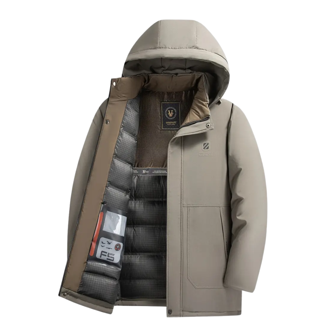 Gewatteerde Outdoor Heren Winterjas - Gevoerd - Waterdicht