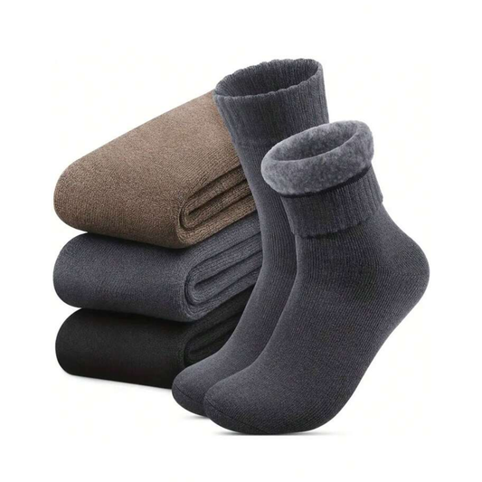 Thermosokken – Zacht Pluche – Gevoerd