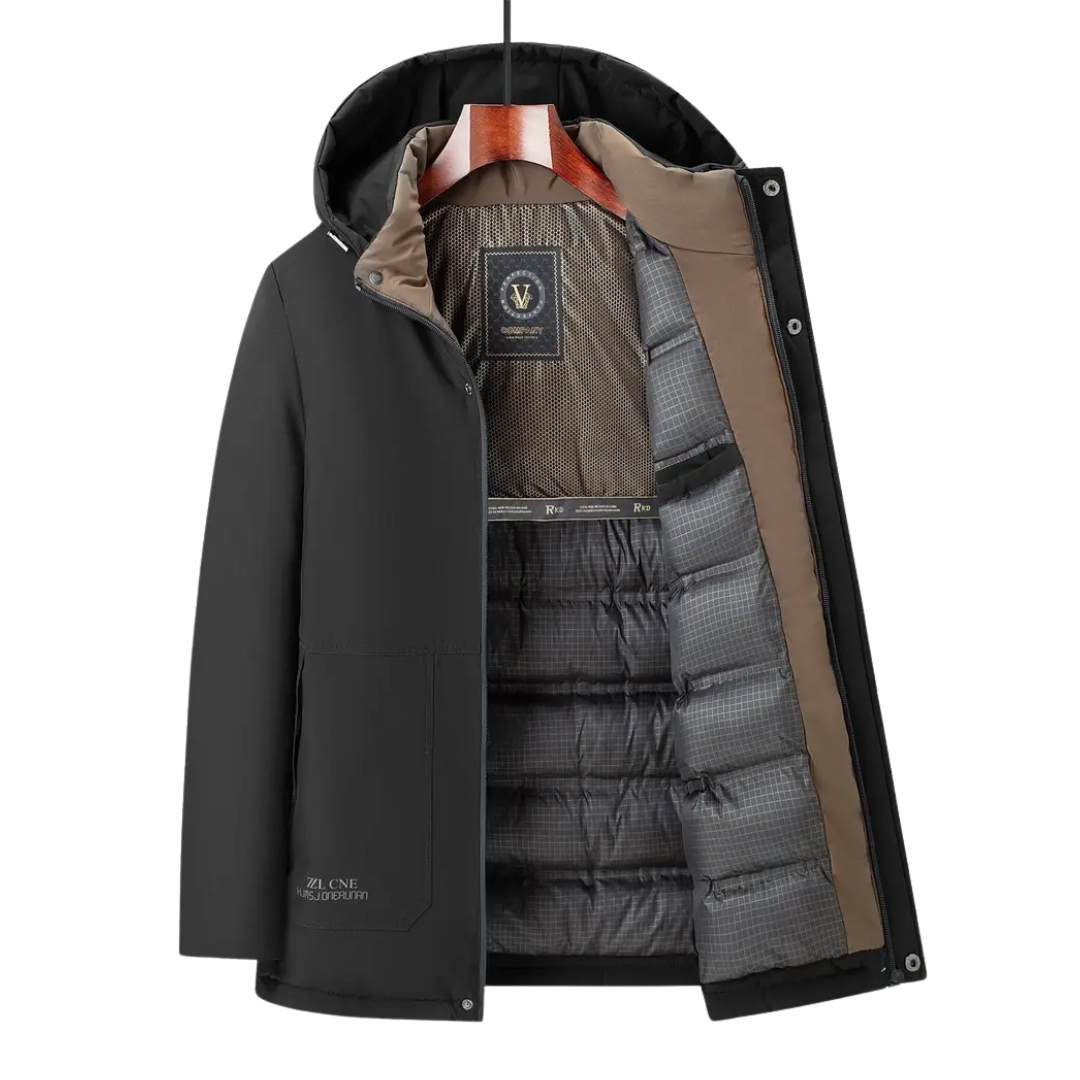 Gewatteerde Outdoor Heren Winterjas - Gevoerd - Waterdicht