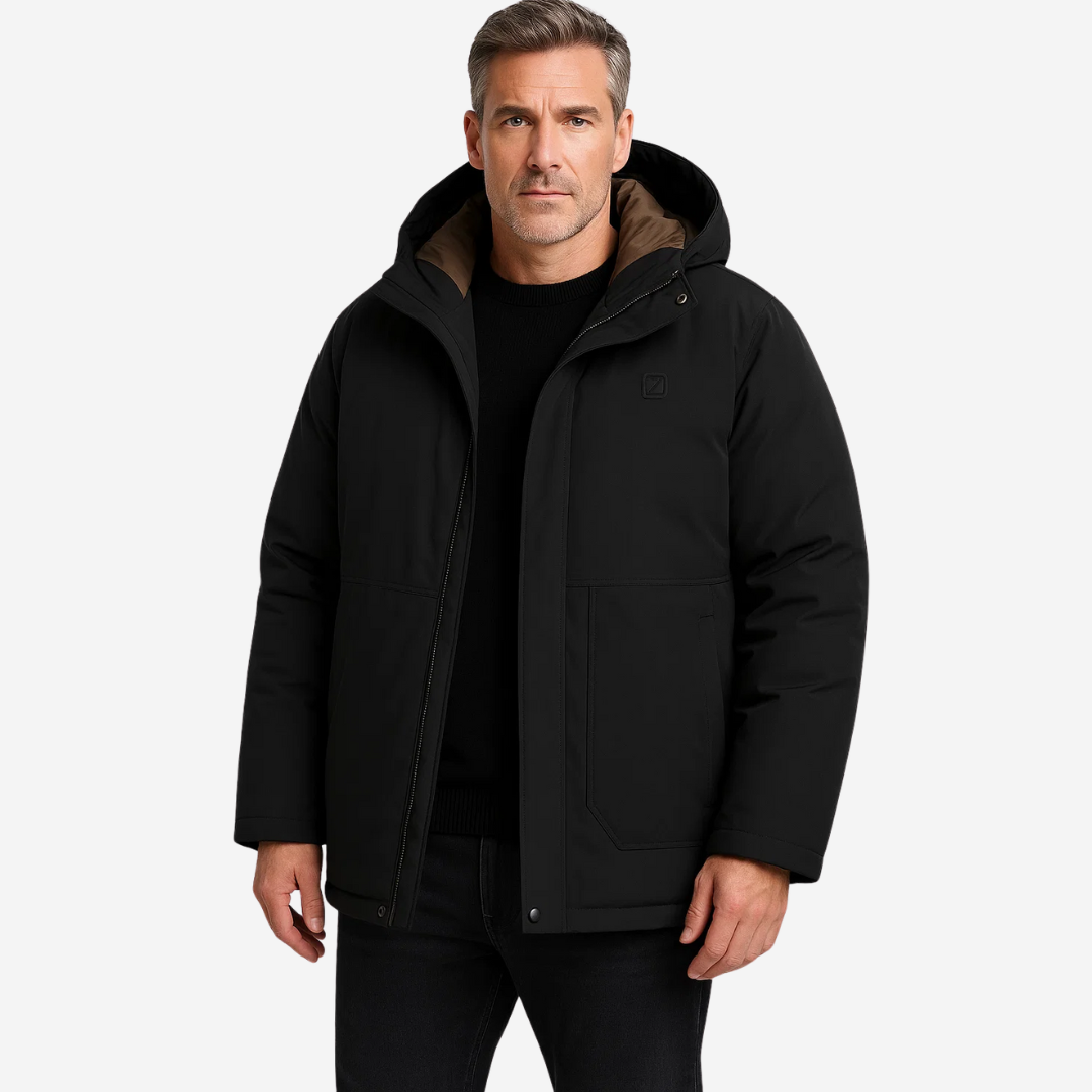 Gewatteerde Outdoor Heren Winterjas - Gevoerd - Waterdicht