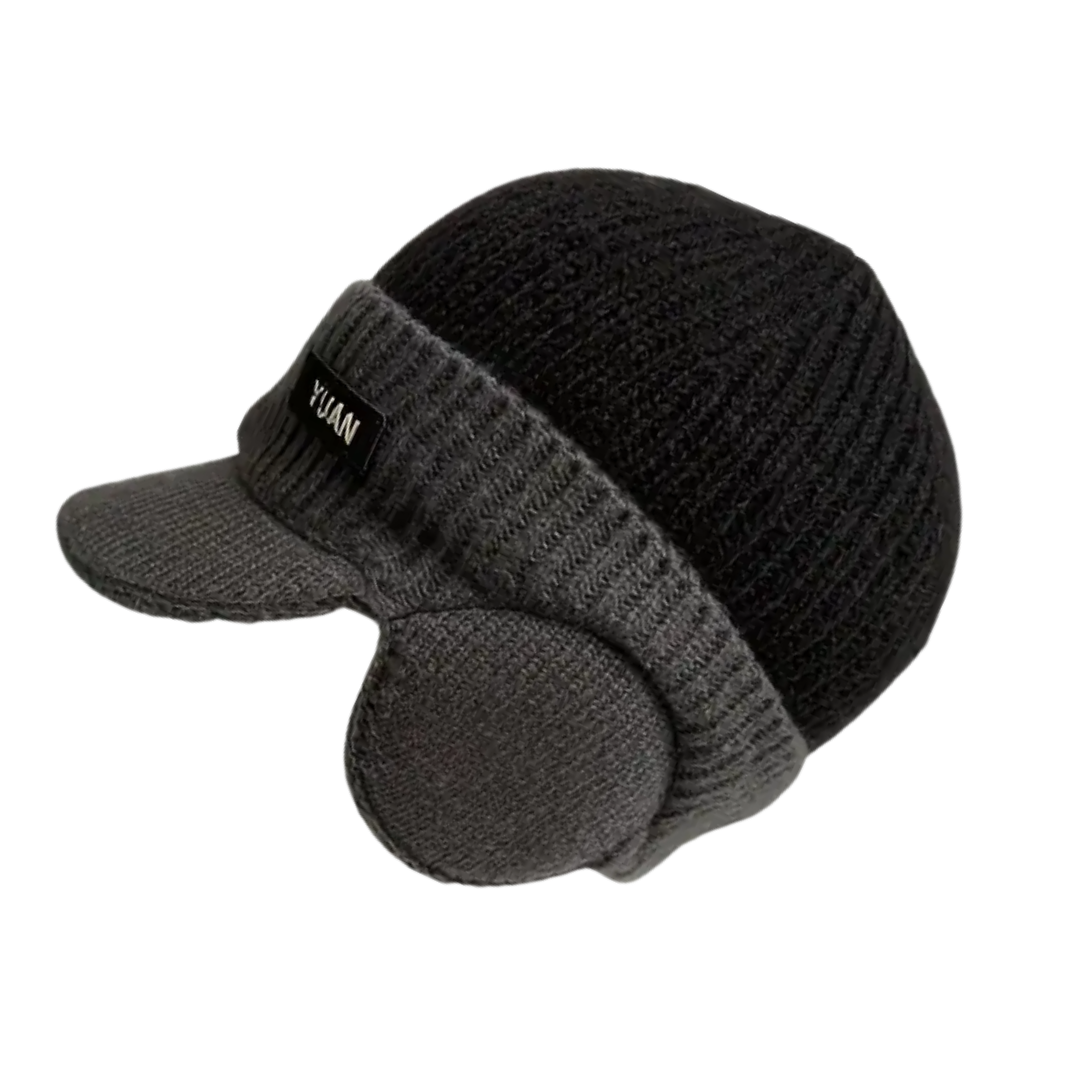 Winter Gebreide Muts – Warme Fleece – Oorbescherming