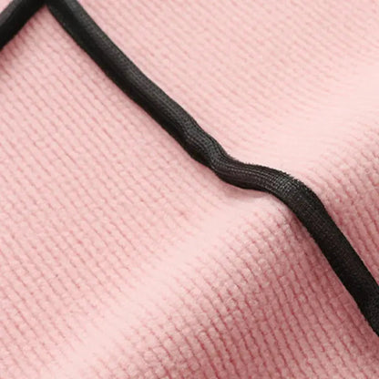 Gevoerde softshell jas dames met capuchon in roze