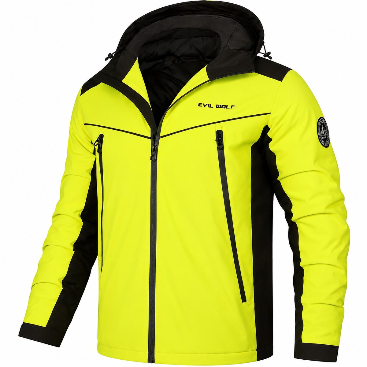 Waterdichte heren winterjas met capuchon