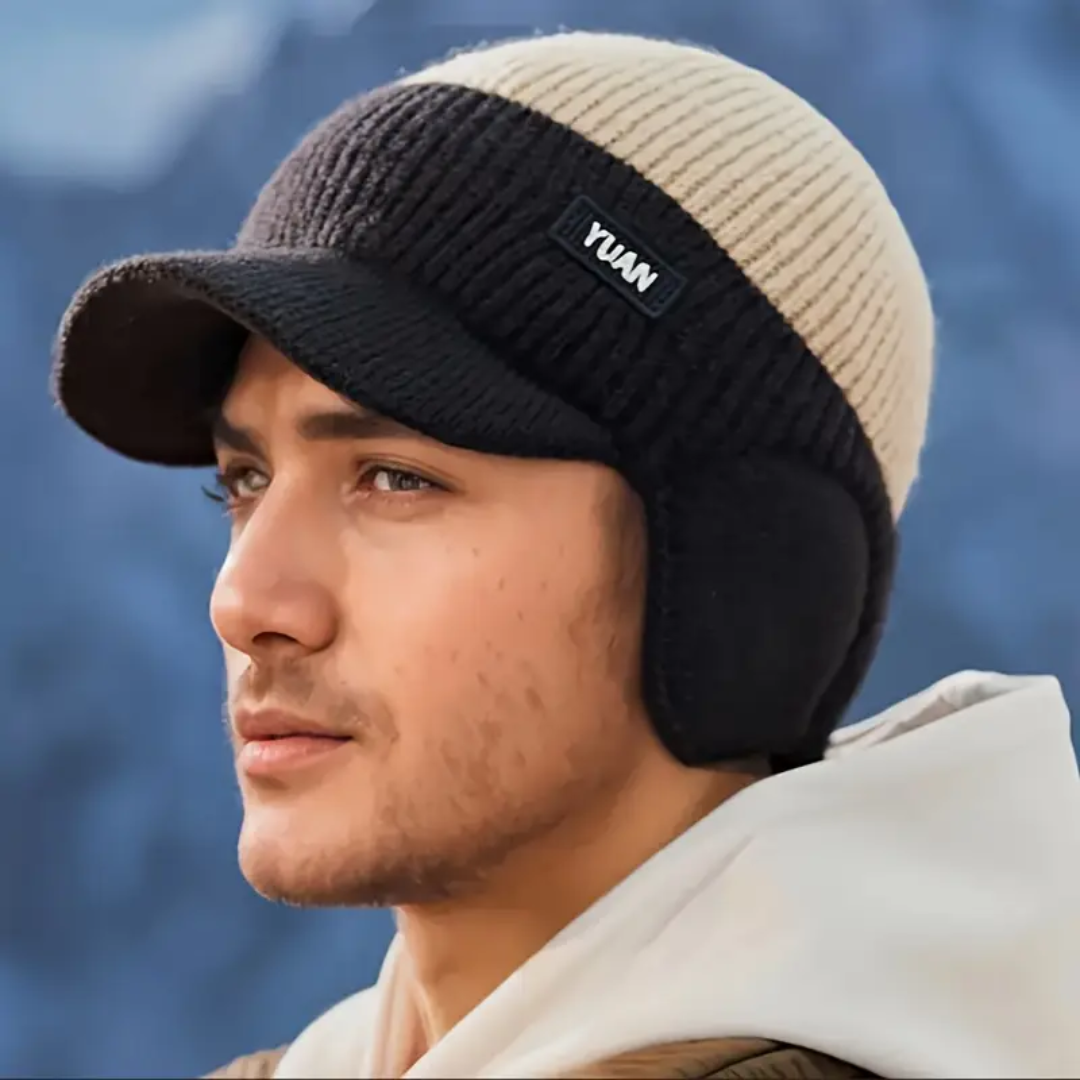 Winter Gebreide Muts – Warme Fleece – Oorbescherming