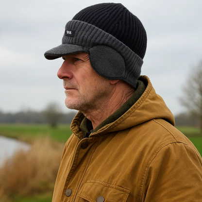 Winter Gebreide Muts – Warme Fleece – Oorbescherming
