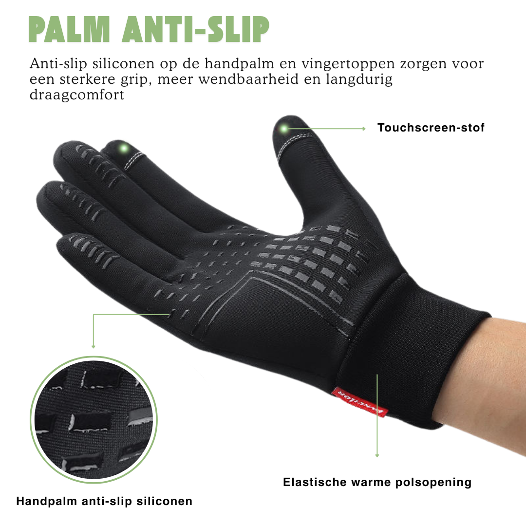 Heren Winterhandschoenen – Fleece Gevoerd – Touchscreen
