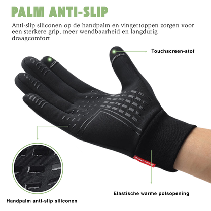 Heren Winterhandschoenen – Fleece Gevoerd – Touchscreen