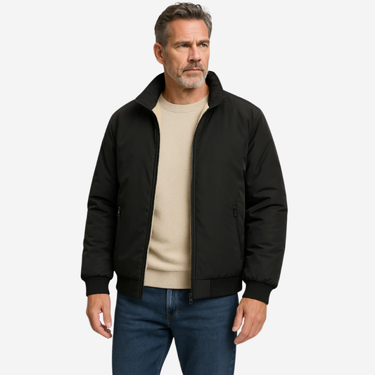 Heren Fleecejack – Opstaande Kraag – Warm & Comfortabel