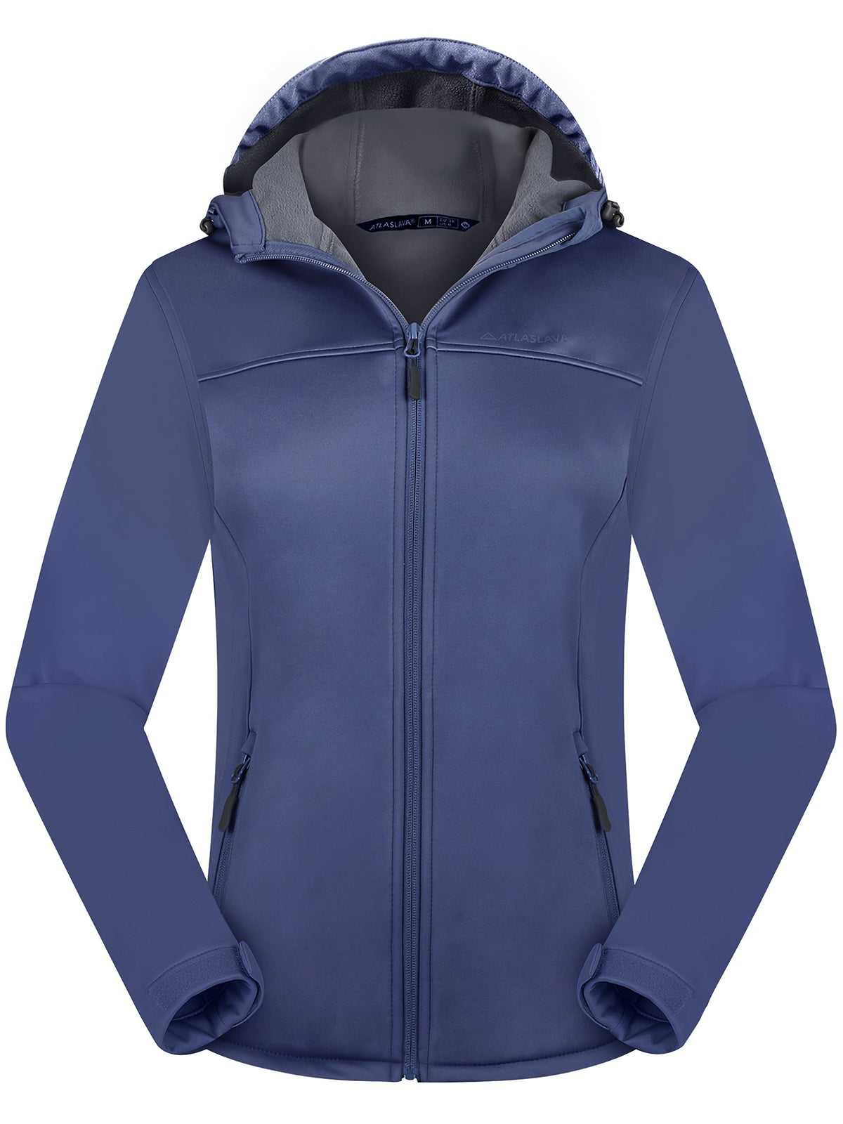 Softshell jas dames met capuchon en fleece voering