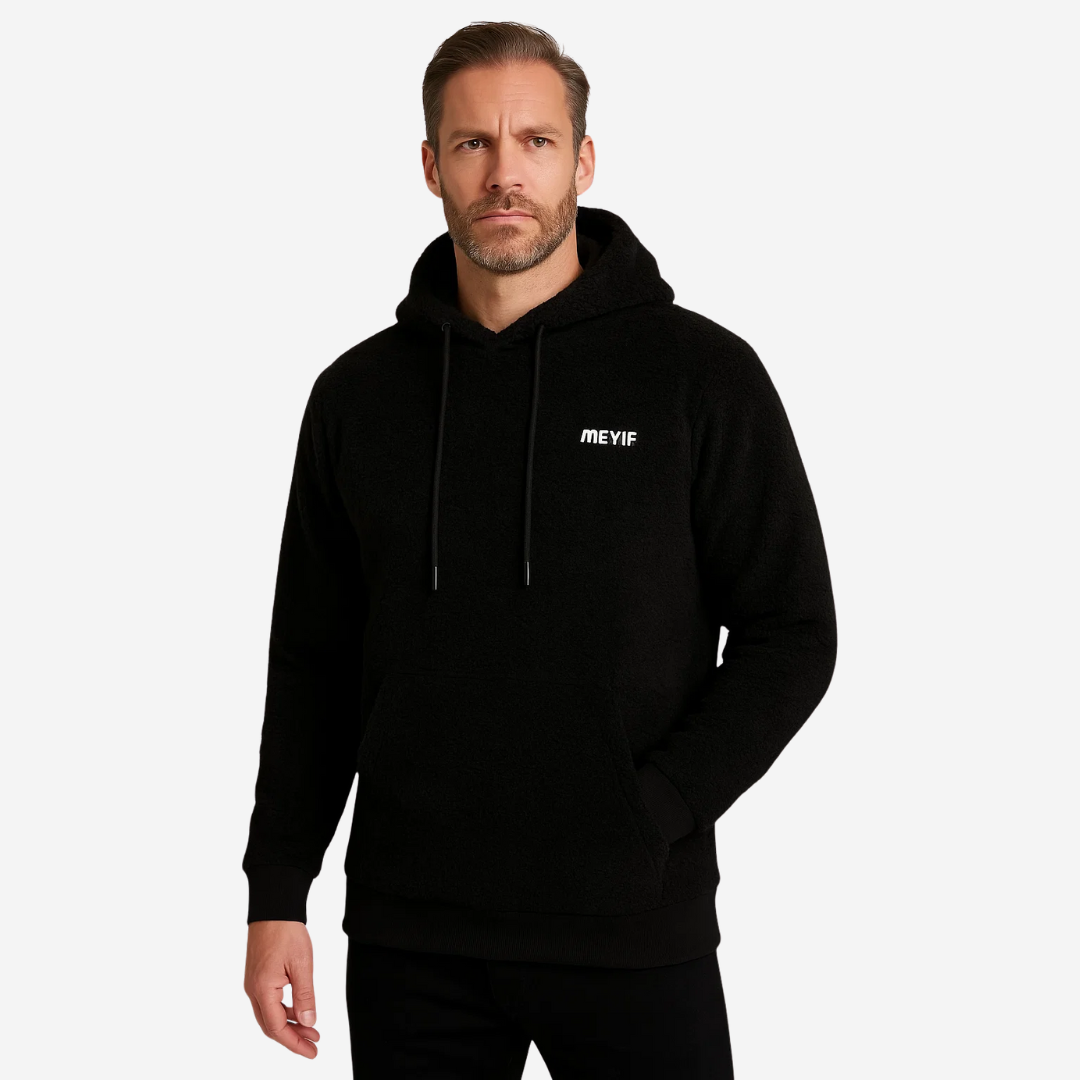 Heren Hoodie – Pluche Gevoerd - Herfst & Winter