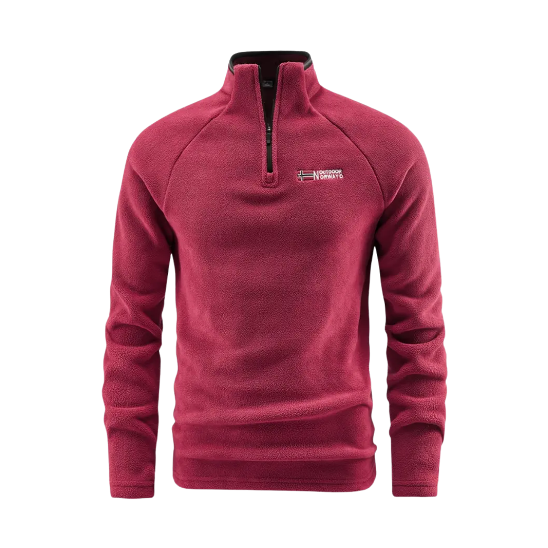 Thermisch Fleece Vest Heren – Half-Zip & Ademend – Winter