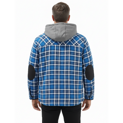 Heren Winterjack – Geruit – met Capuchon