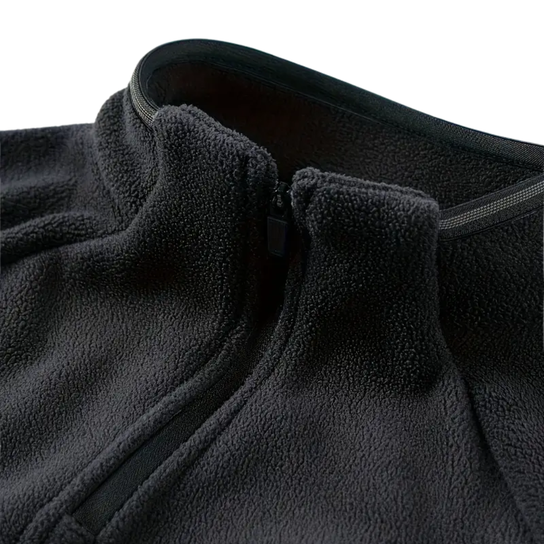 Thermisch Fleece Vest Heren – Half-Zip & Ademend – Winter