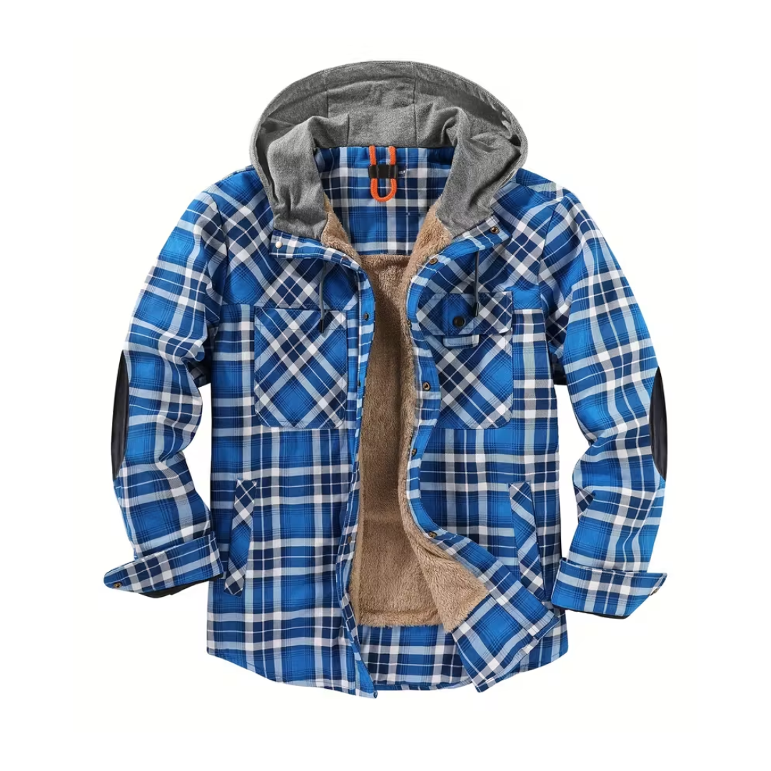 Heren Winterjack – Geruit – met Capuchon