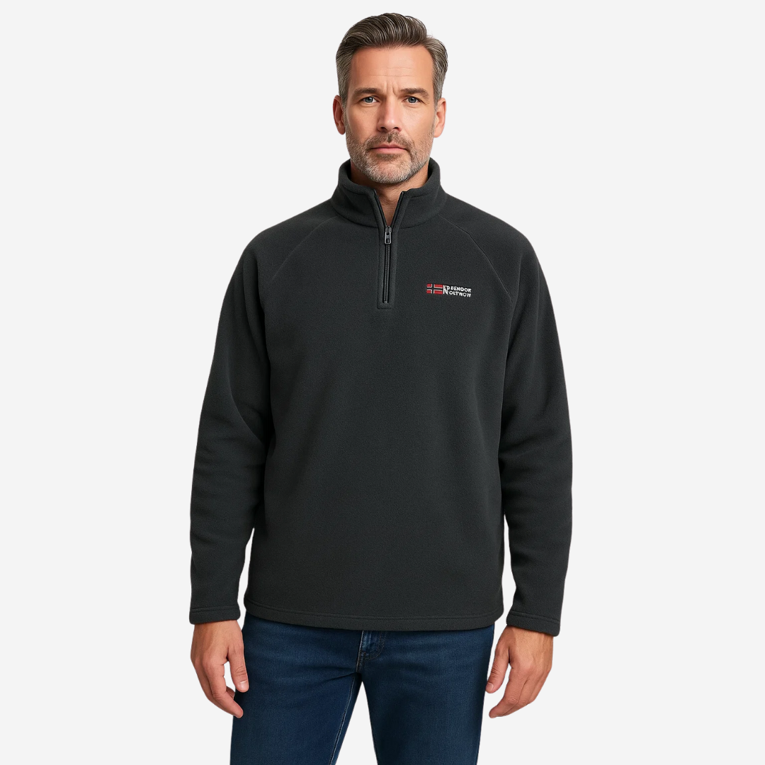 Thermisch Fleece Vest Heren – Half-Zip & Ademend – Winter