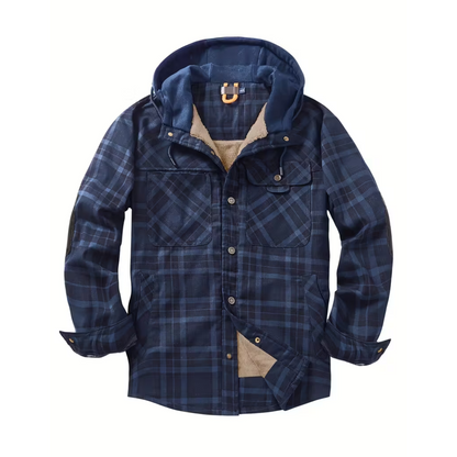 Heren Winterjack – Geruit – met Capuchon