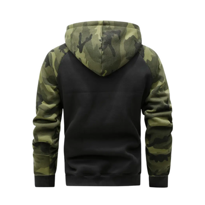 Heren Camo Fleece Hoodie – Warm & Comfortabel – Winter & Herfst