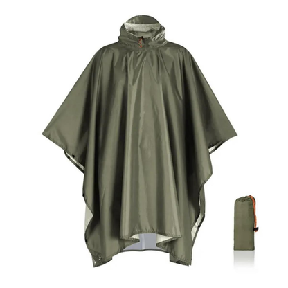 Lichtgewicht Regenponcho – Waterdicht, Ademend & Multifunctioneel