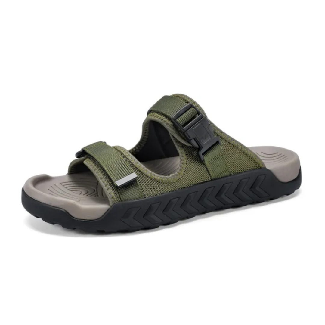 Heren Outdoor Slide Sandalen - Verstelbare Band - Antislip Zool