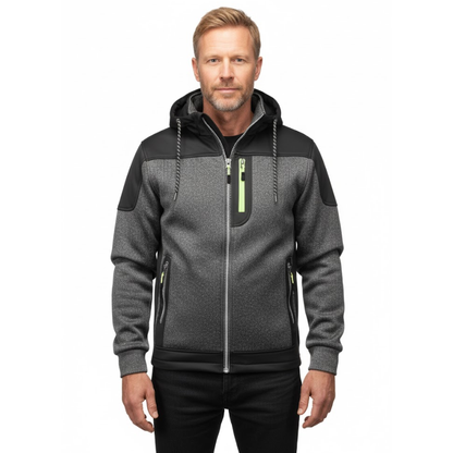 Heren Fleece Vest –  Met Capuchon - Herfst & Winter