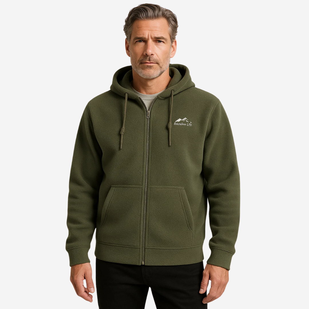 Heren Fleece Vest met Rits – Comfortabel & Ademend – Winter & Herfst
