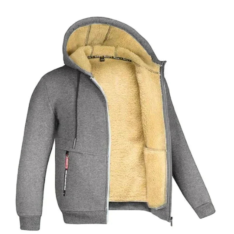 Vest Met Capuchon Heren - Rits - Sherpa Voering
