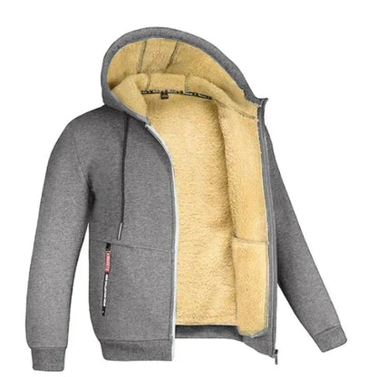 Vest Met Capuchon Heren - Rits - Sherpa Voering