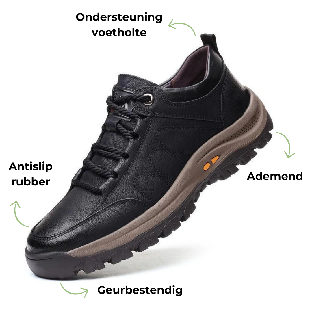 Outdoor Heren Sneaker PE Leer