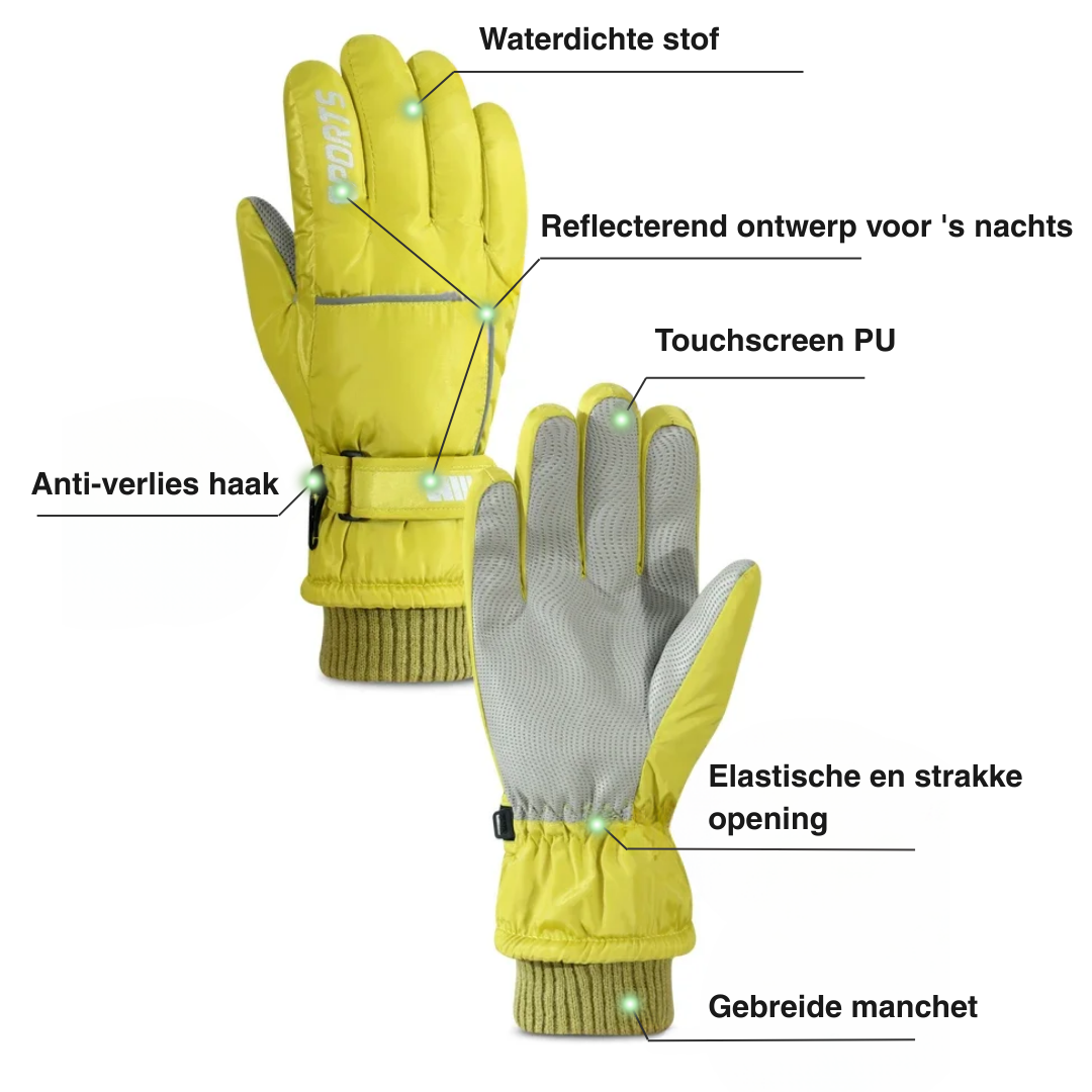 Dames Thermo Skihandschoenen – Touchscreen Compatibel