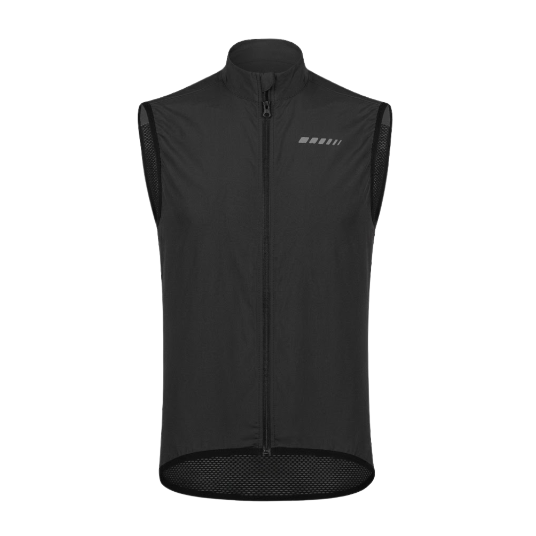 Heren Fiets Vest - Windproof Mesh Rug - Ademend