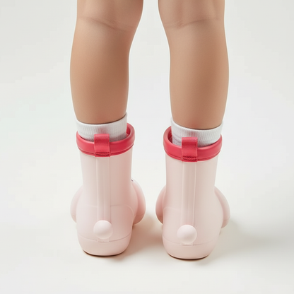 Regenlaarsjes kinderen met hondenmotief