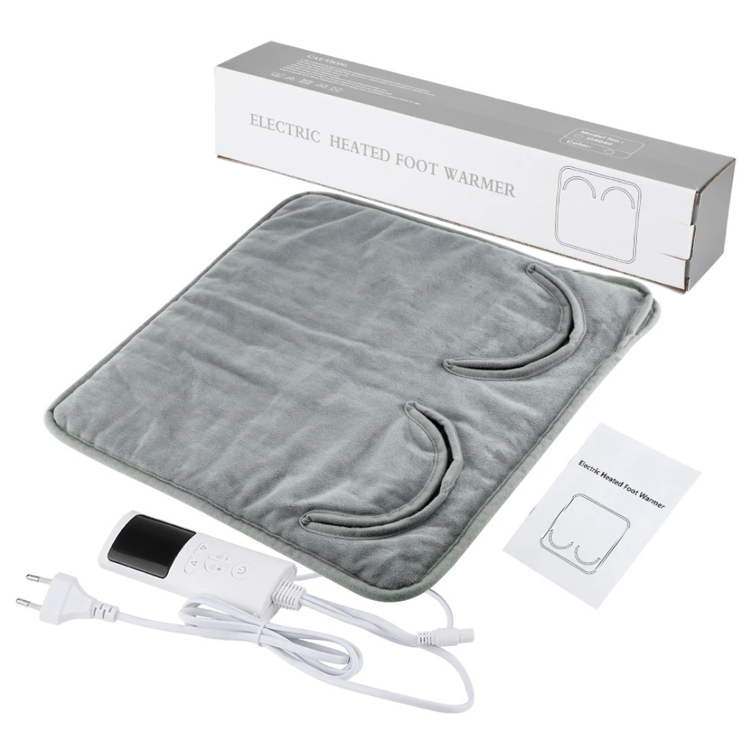 Voetenwarmer Elektrisch - 9 Warmtestanden 30-60 °C & Timer - Wasbaar