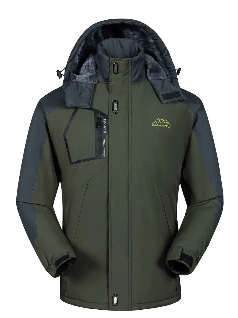 Gevoerde Outdoorjas Heren – Waterdicht & Winddicht – Bestand tegen Stevige Kou