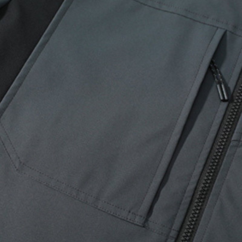 Hardshell jas voor heren, waterdicht en comprimeerbaar