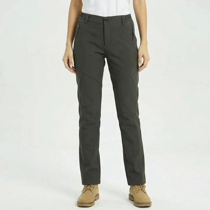 Winter Wandelbroek Dames - Fleece Gevoerd - Slim Fit