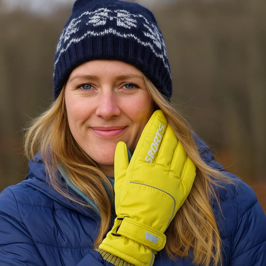 Dames Thermo Skihandschoenen – Touchscreen Compatibel