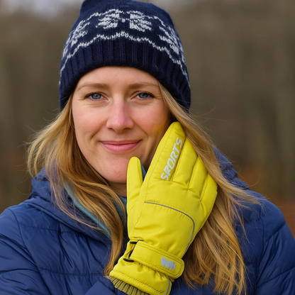 Dames Thermo Skihandschoenen – Touchscreen Compatibel