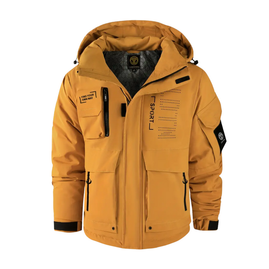 Heren Outdoor jas – Winddicht & Waterdicht – Gevoerd