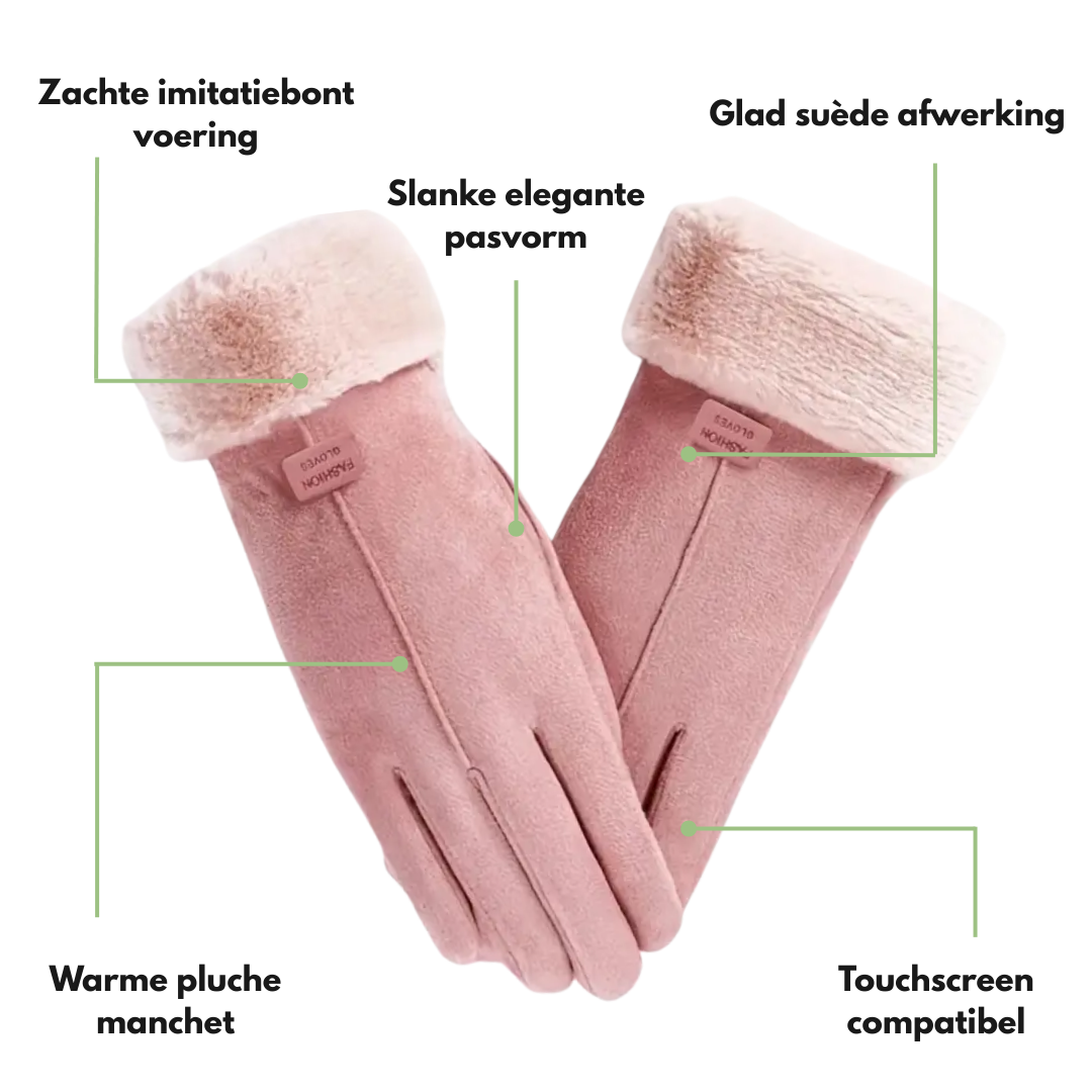 Dames Thermohandschoenen – Elastisch – Touchscreen