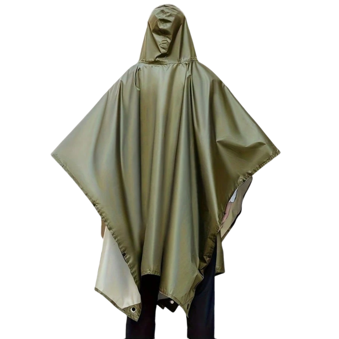 Lichtgewicht Regenponcho – Waterdicht, Ademend & Multifunctioneel